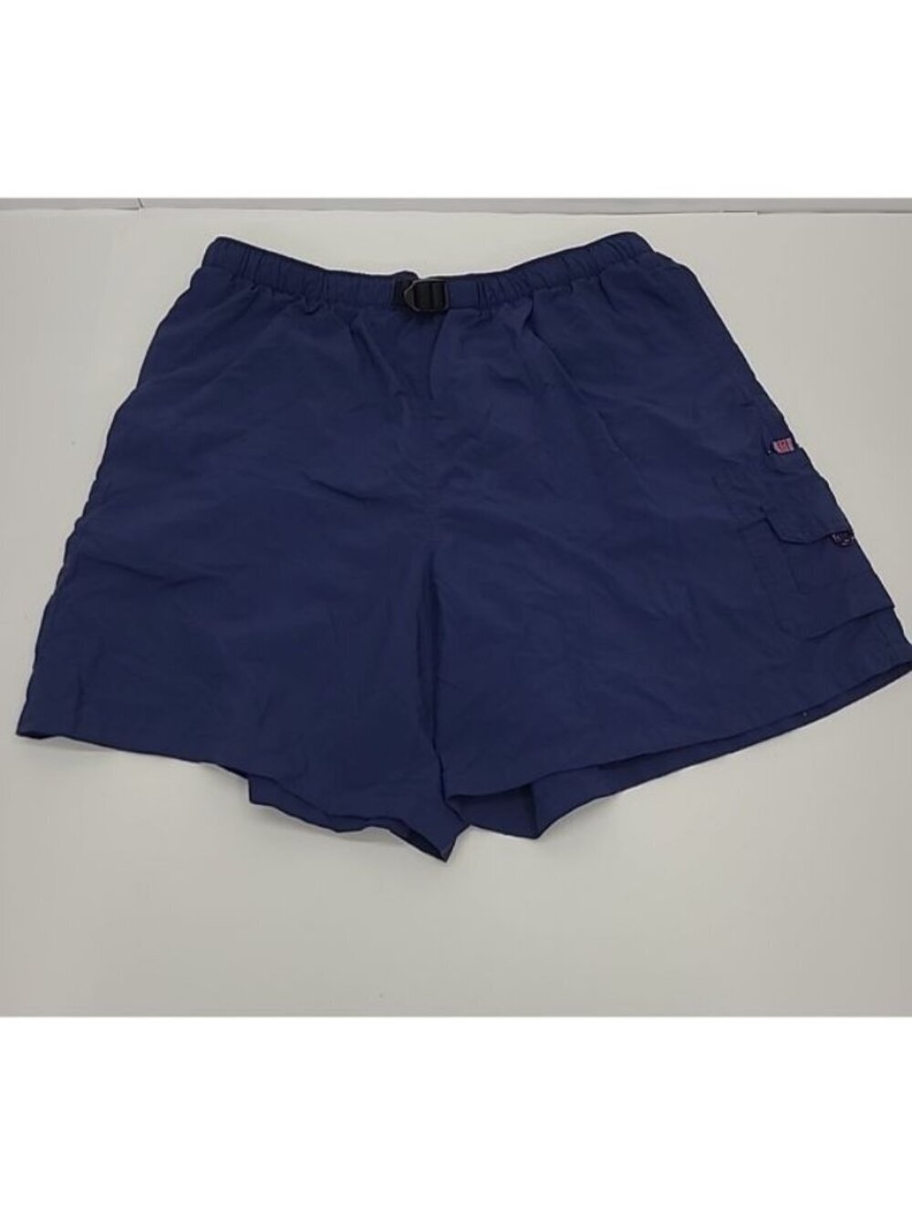 Columbia Active Shorts Women's Size Large Outdoor Hiking Pockets Navy Blue